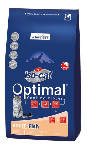 Schweizer Iso-cat 100г Для взрослых Рыба сухой корм для кошек
