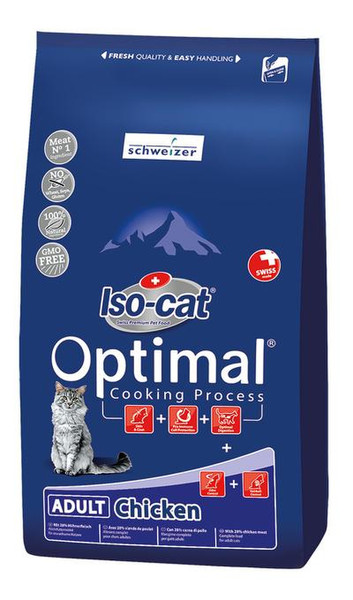 Schweizer Iso-cat 100г Для взрослых Курица сухой корм для кошек