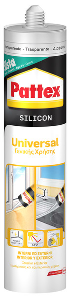 Pattex Universale Trasparente 280ml В помещении и на открытом воздухе Прозрачный Silicone sealant