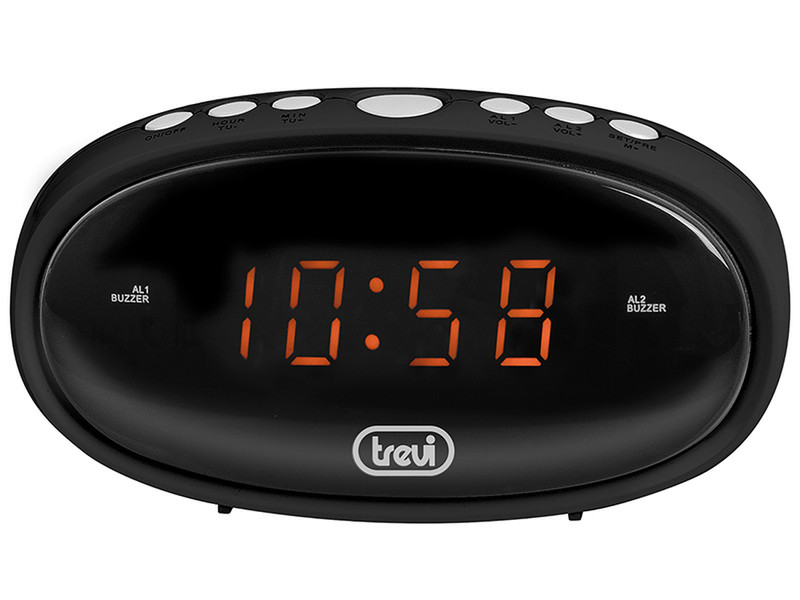 Trevi EC 880 Digital alarm clock Schwarz