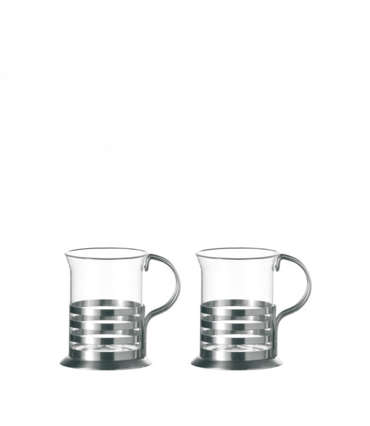 LEONARDO Balance Stainless steel,Transparent Tea 2pc(s) cup/mug