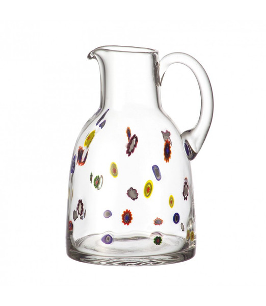 LEONARDO Millefiori 1.5L Glass Multicolour,Transparent jug