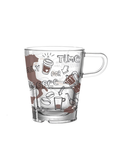 LEONARDO 076088 Brown,Transparent Coffee 6pc(s) cup/mug
