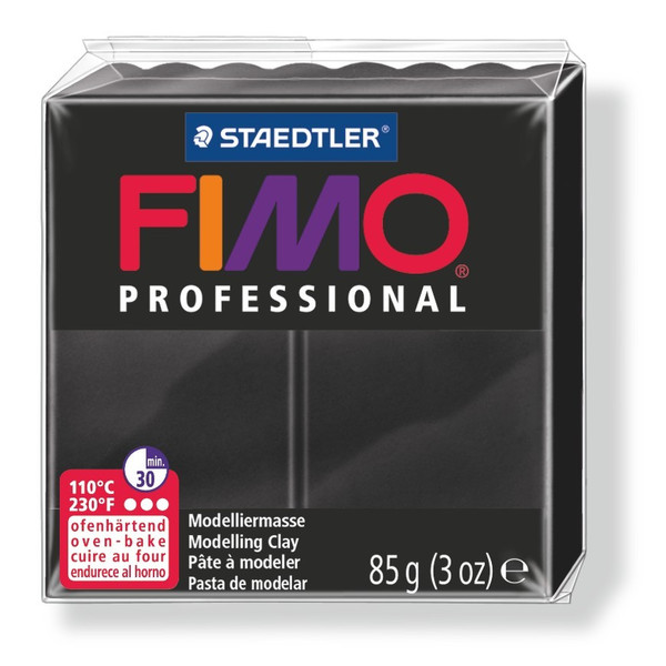 Staedtler FIMO 8004-009 Knetmasse 85g Schwarz 1Stück(e) Modellier-Verbrauchsmaterial