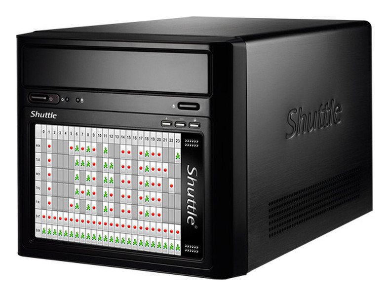 Shuttle D 1416S Surveillance System Intel G31 Express Socket T (LGA 775) Mini-Tower Черный