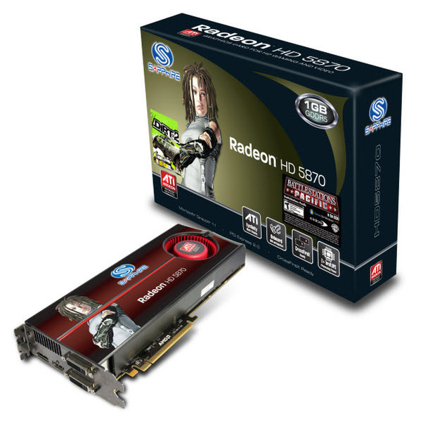 Sapphire HD5870 1GB GDDR5 PCIE 1GB GDDR5