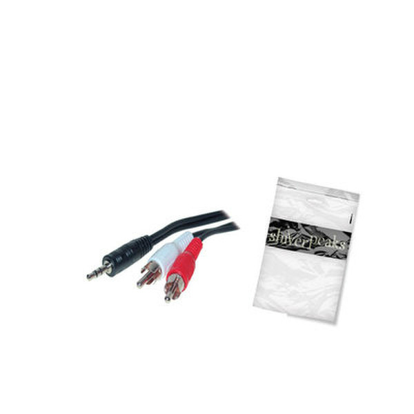 shiverpeaks BS30832-5 5m 2 x RCA 3.5mm Black,Red,White audio cable