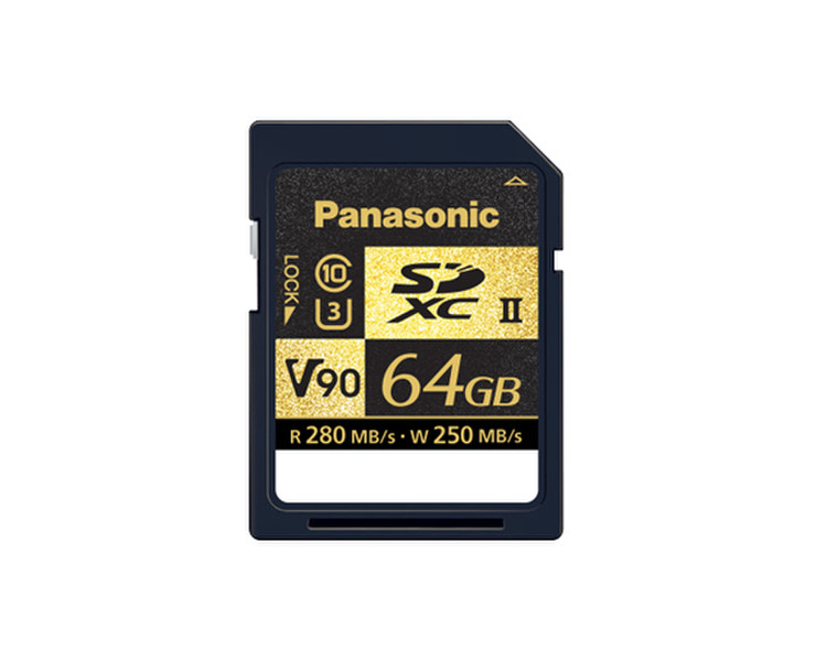 Panasonic RP-SDZA64GAK 64GB SDXC UHS-II Class 10 memory card