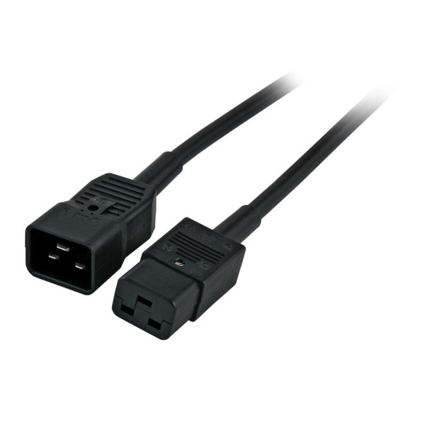 EFB Elektronik EK519.1 1m C20 coupler C19 coupler Black power cable