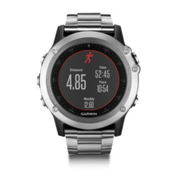 Garmin fēnix 3 HR Bluetooth Черный, Cеребряный спортивный наручный органайзер