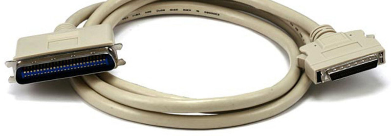 Monoprice 741 External 1.8m HPDB50 CN50 Beige SCSI cable