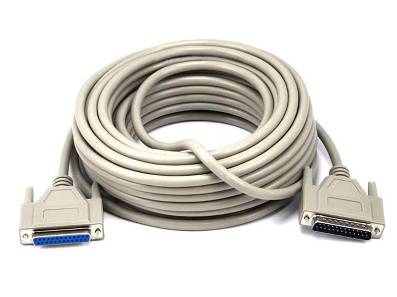 Monoprice 1596 15.2m White printer cable