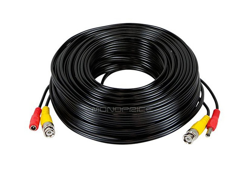 Monoprice 9908 30.5m 30. Black coaxial cable