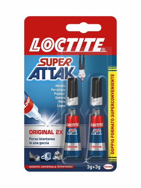 Super Attack Original Bipack 3g+3g Contact adhesive Liquid 3g