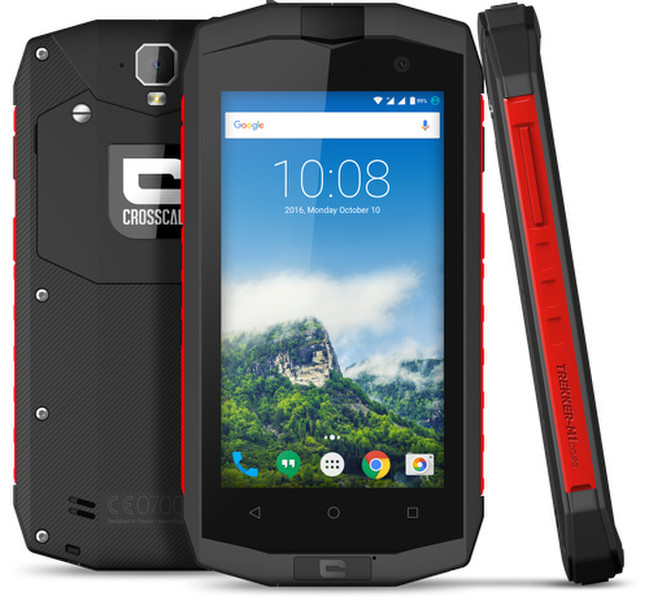 Crosscall Trekker M1 core Две SIM-карты 4G 16ГБ Черный, Красный смартфон