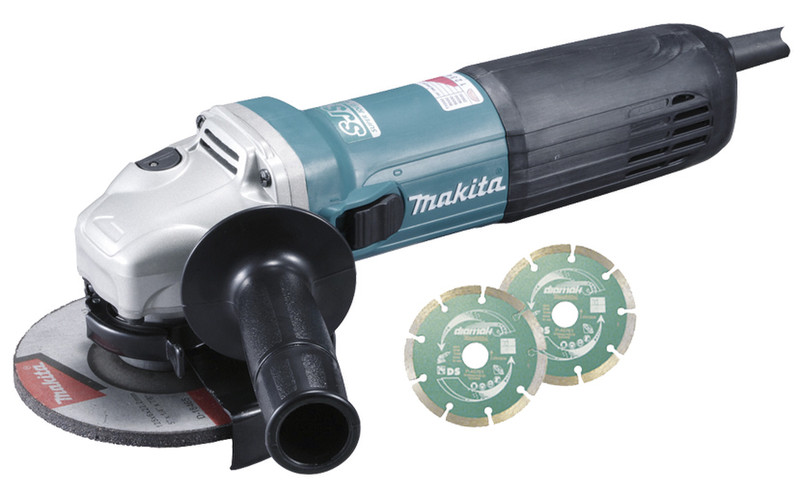 Makita GA5040CJD 1400W 11000RPM 125mm 2600g angle grinder