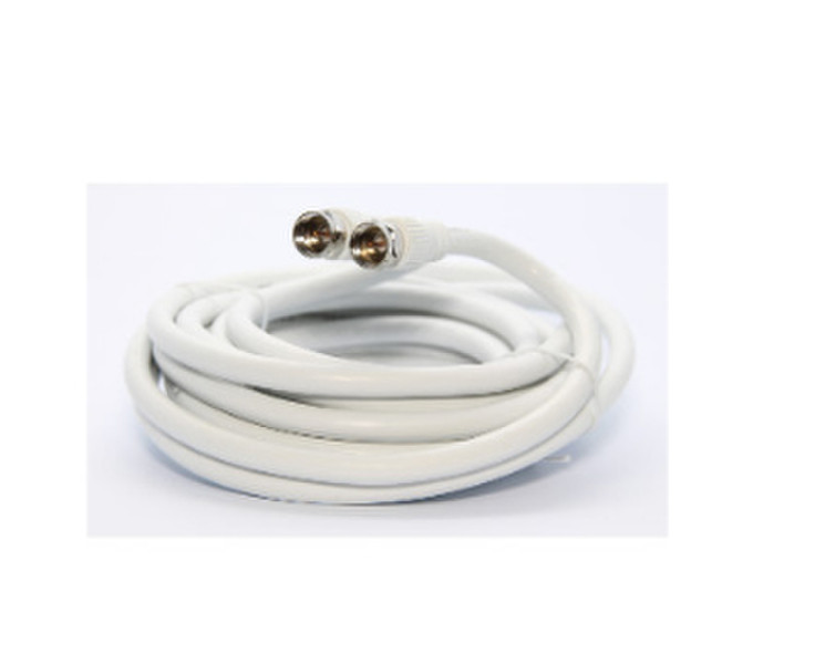 Gentec UHRG66C 1.8m RG6 RG6 White coaxial cable