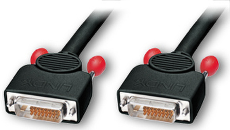 Lindy 3m DVI-D Cable 3m DVI-D DVI-D Black DVI cable
