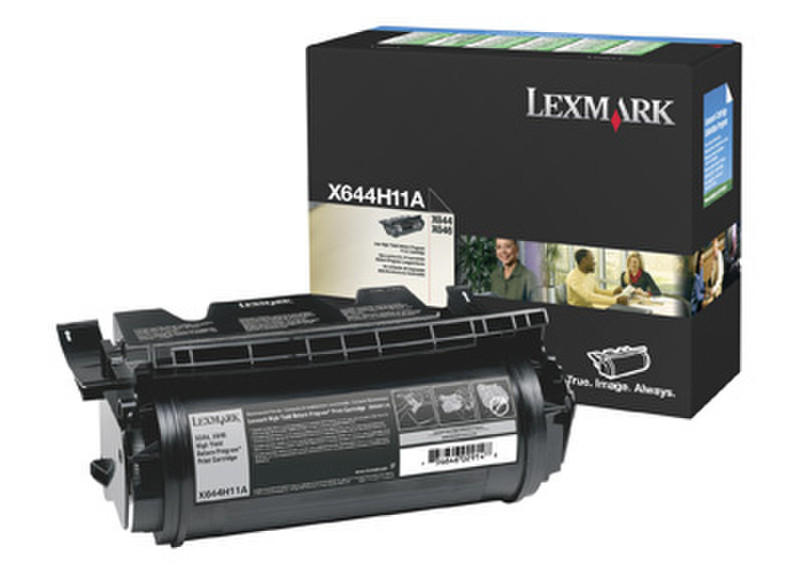 Lexmark X644H11E Cartridge 21000pages Black laser toner & cartridge