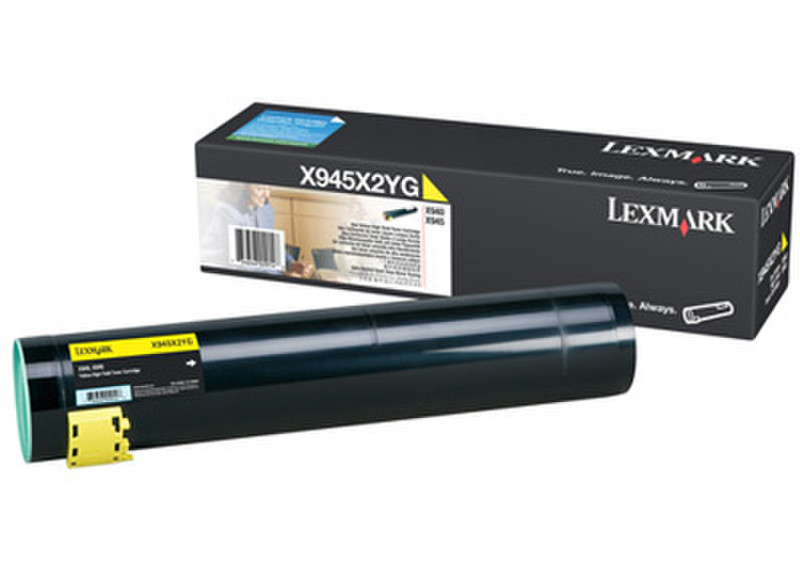 Lexmark X945X2YG Cartridge 22000pages Yellow laser toner & cartridge