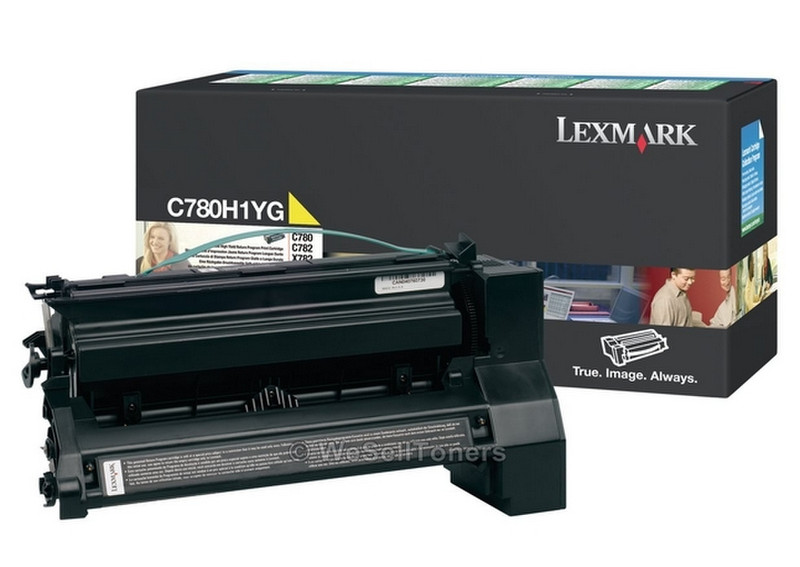Lexmark C780H1YG Cartridge 10000pages Yellow laser toner & cartridge