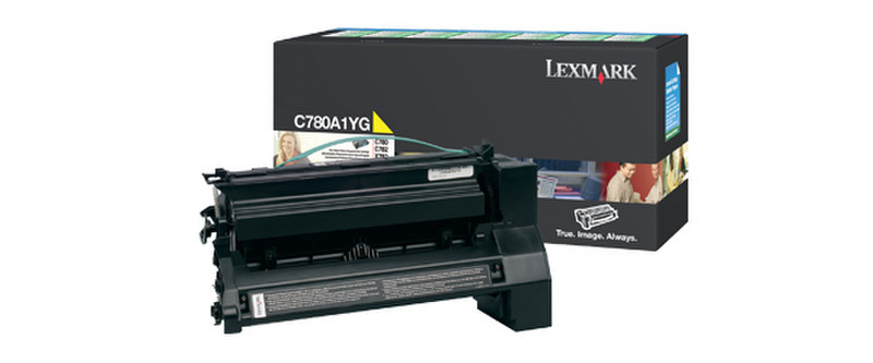 Lexmark C780A1YG 6000pages Yellow laser toner & cartridge