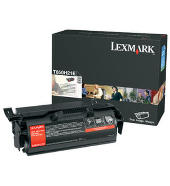 Lexmark T650H21E Картридж 25000страниц Черный тонер и картридж для лазерного принтера