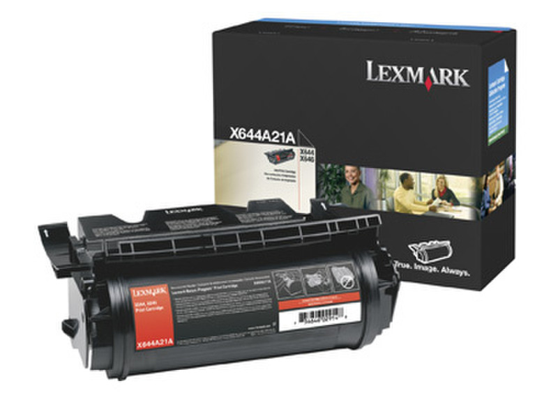 Lexmark X644A21E Cartridge 10000pages Black laser toner & cartridge
