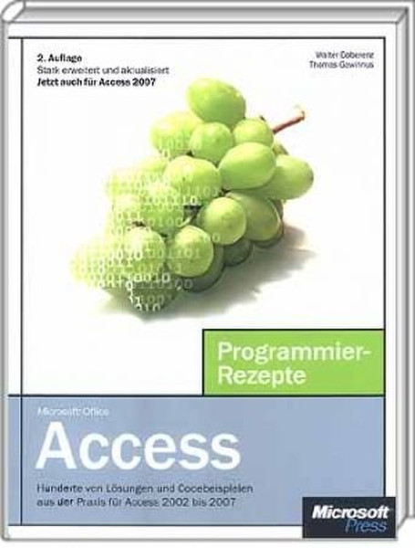 Microsoft Office Access - Programmier-Rezepte Deutsch Software-Handbuch