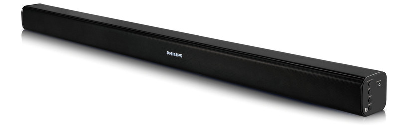 Philips HTL1000/93 Беспроводной 2.0канала 15Вт Черный динамик звуковой панели