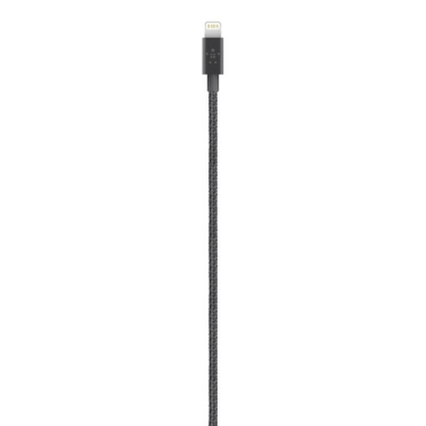 Belkin F8J202ds04-BLK 1.2м Lightning USB Черный дата-кабель мобильных телефонов