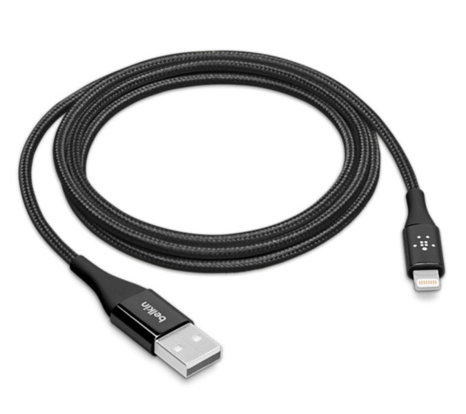 Belkin F8J207ds04-BLK 1.2m Lightning USB Schwarz Handykabel