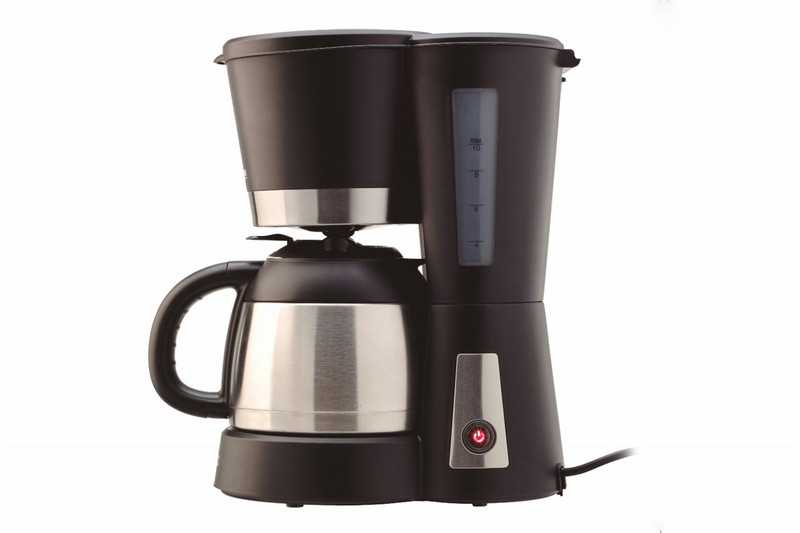 Solac CF4025 Freestanding Semi-auto Drip coffee maker 10cups Black,Stainless steel coffee maker