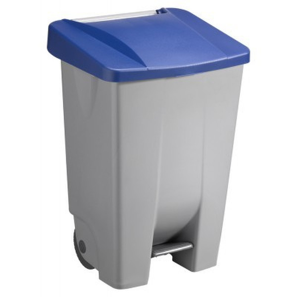 Sunware 02700311 80L Rectangular Plastic Blue,Grey waste basket