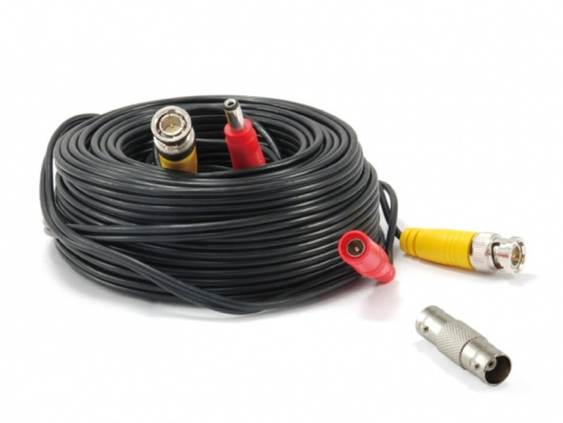 Conceptronic CBNC18 18m BNC+DC BNC+DC Black coaxial cable