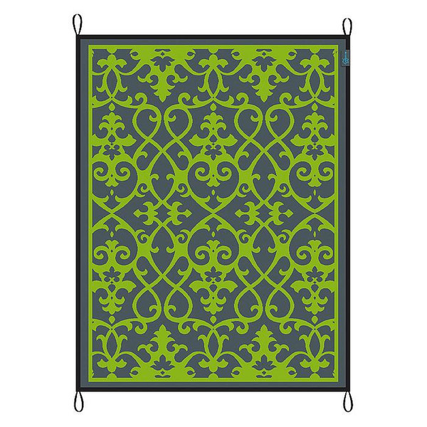 Bo-Leisure Chill mat Picnic Вне помещения Carpet Прямоугольник Хлопок Зеленый, Серый