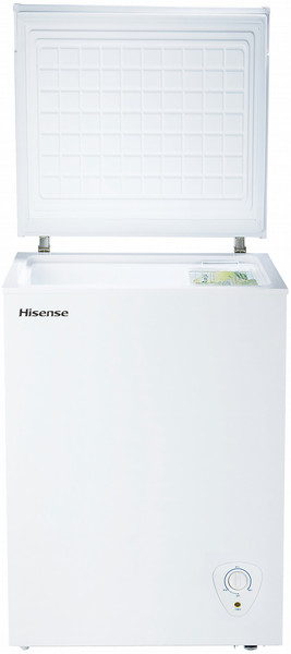 Hisense H130CF Отдельностоящий Витрина 100л A Белый морозильный аппарат