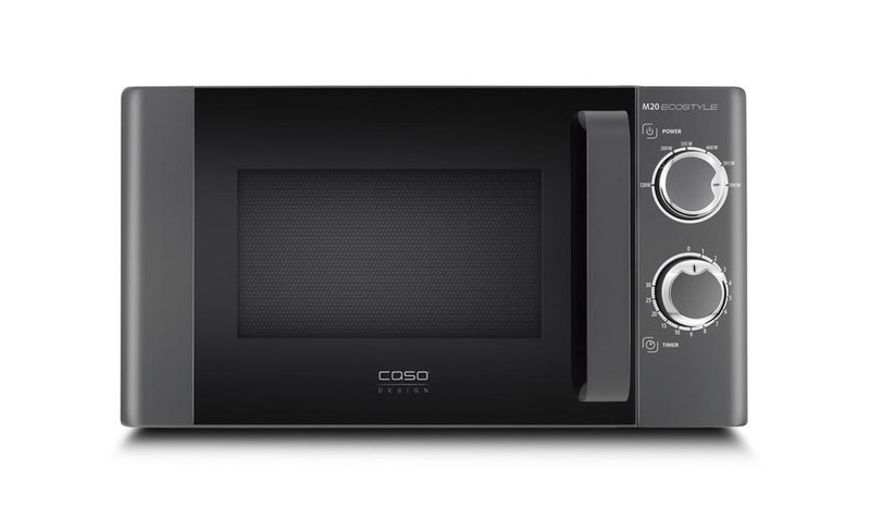 Caso M20 Ecostyle Countertop Solo microwave 20L 700W Black