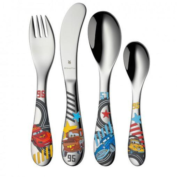 WMF Disney Cars 2 Toddler cutlery set Multicolour,Stainless steel Stainless steel