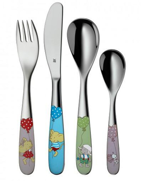 WMF Lillebi & Friends Toddler cutlery set Разноцветный, Нержавеющая сталь Нержавеющая сталь