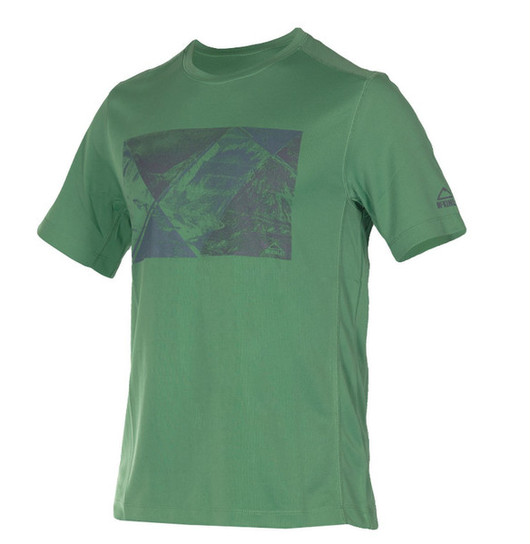 McKinley 99972003018 T-shirt M Short sleeve Crew neck Polyester Green men's shirt/top