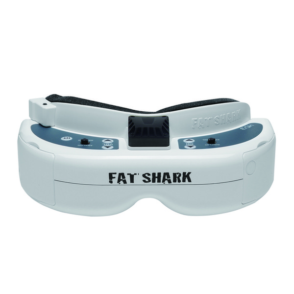 FatShark FSV1076 Dedicated head mounted display 152г Синий, Белый носимый дисплей