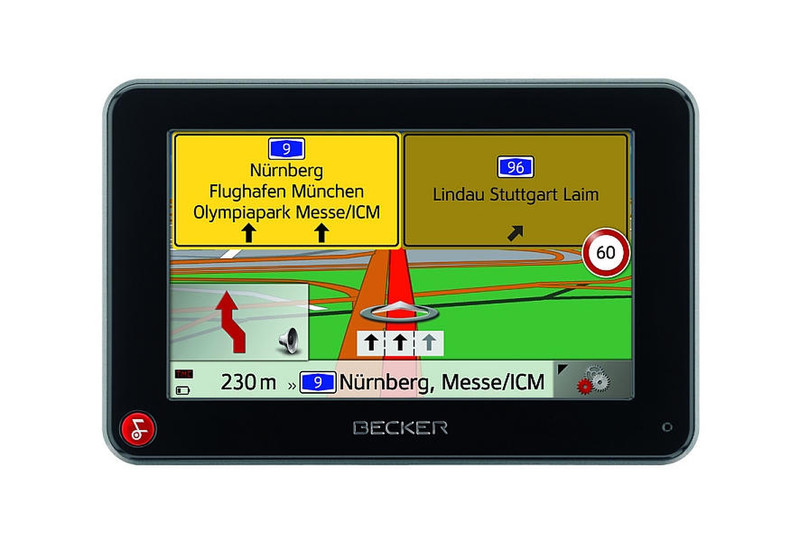 Becker Traffic Assist Z 116 Портативный ЖК Сенсорный экран 165г Черный навигатор