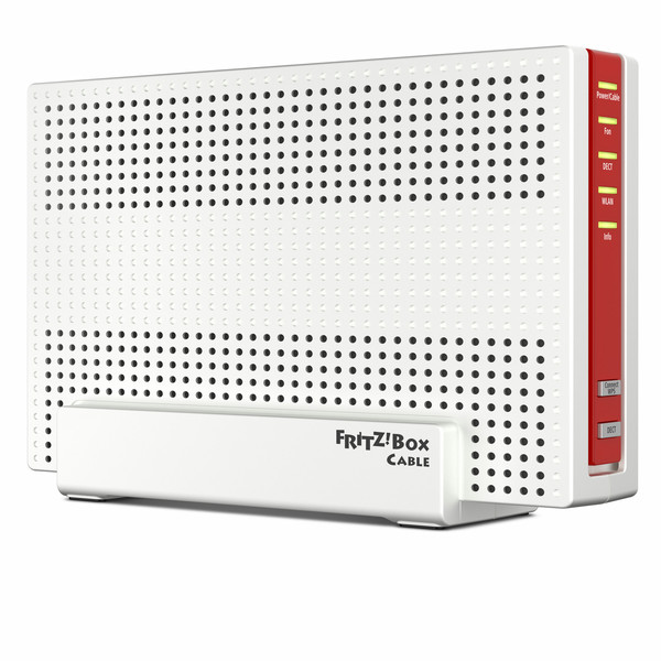 AVM FRITZ BOX 6590 CABLE DE * FH Dual-Band (2,4 GHz/5 GHz) Gigabit Ethernet Weiß WLAN-Router