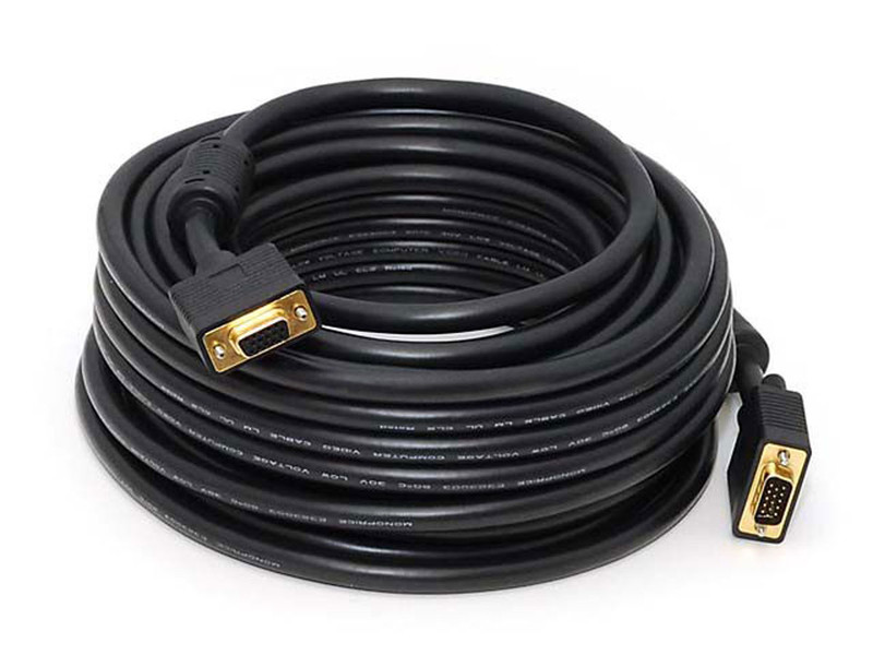 Monoprice VGA/VGA, M/F, 15.24 m 15.24m VGA (D-Sub) VGA (D-Sub) Black VGA cable