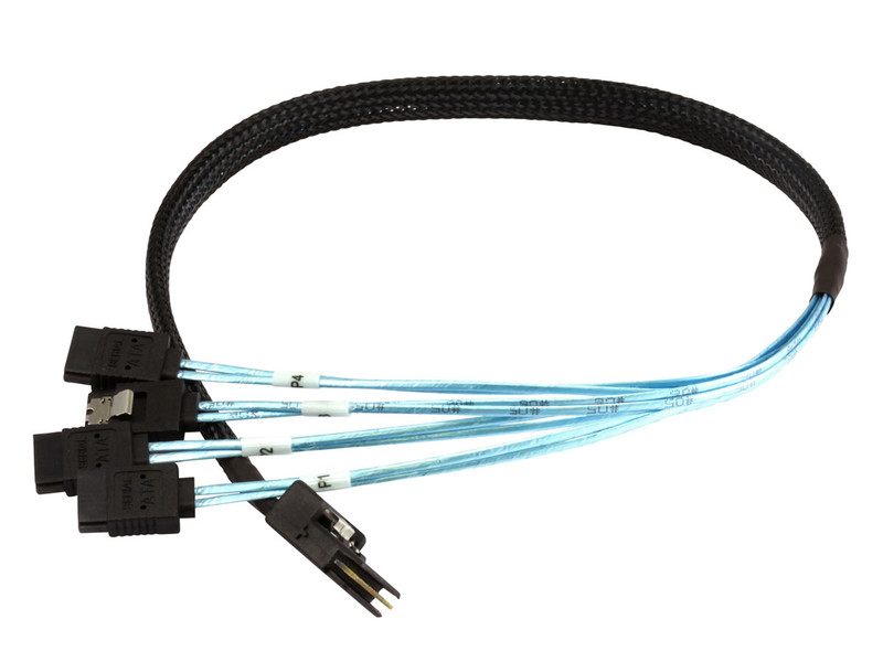 Monoprice 8186 0.5м Черный Serial Attached SCSI (SAS) кабель