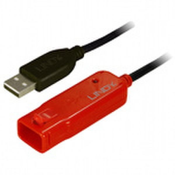 Lindy 12m USB 2.0 Cable 12m USB A USB A Schwarz USB Kabel