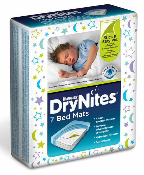 Huggies DryNites 7pc(s) White Disposable baby mattress pad
