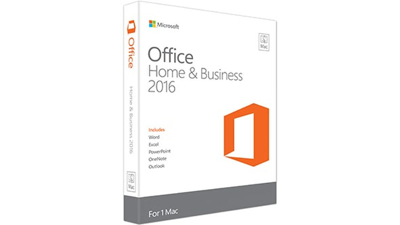 Microsoft Office Home & Business 2016 for Mac 1user(s) TUR