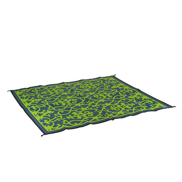 Bo-Leisure 4271032 Вне помещения Carpet Прямоугольник Хлопок Зеленый, Серый ковёр